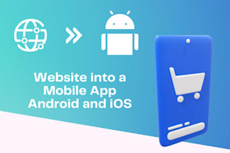 convert your website into a high quality mobile app for android and ios