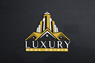 do 3d property, construction, realtor, real estate logo