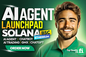 create ai agent, token launchpad, pump fun, launchlab, bittensor on solana ton