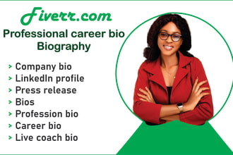 write your professional career bio biography