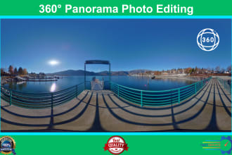 provide professional 360 panorama photo editing, stitching