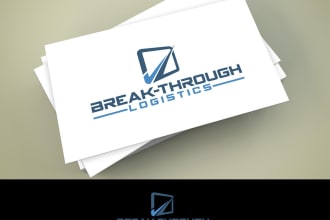 create a transport, trucking and logistics logo