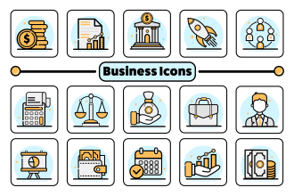 design vector, custom, line icon set and illustration
