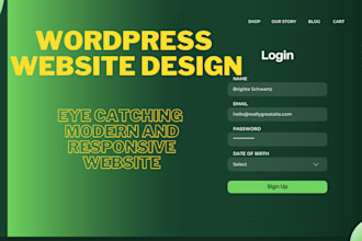 develop modern responsive vape cbd thc hemp wordpress website design redesign