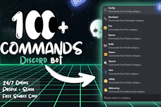 create a professional custom discord bot
