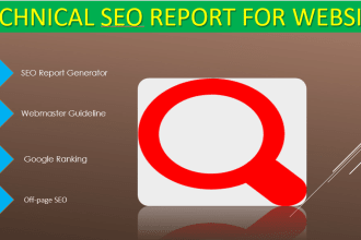 technical  seo for website report