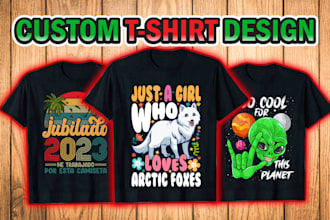 design custom t shirts for merch by amazon and etsy