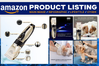 design unique amazon product listing images