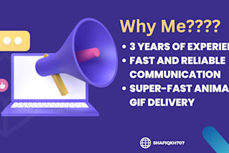 design GIF animated banners and animated GIF ads