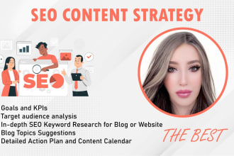 create SEO content strategy for your blog, website and brand