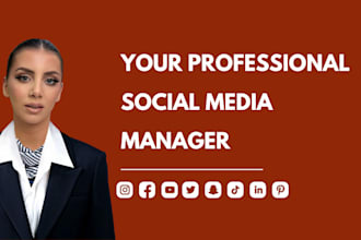 be your social media manager and content creator