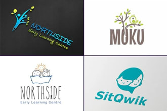 design unique childcare logo,daycare,kids,kids shop
