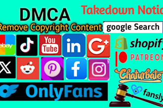 send dmca takedown notice to remove leaked and copyright content from google