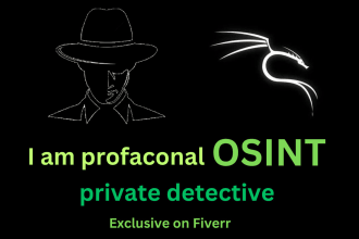 be your private investigator, legal advisor expert in osint