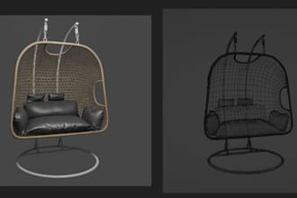 retopo high poly 3d model to low poly, uv unwrap, bake textures, game ready