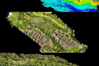 create contour lines based on the topographic survey data