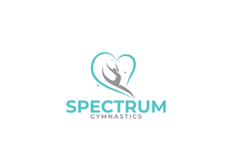 design acknowledged and trusted gymnastics gym logo