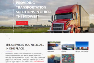 develop your wordpress trucking website