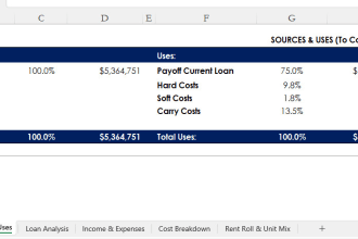 perform real estate valuation, underwriting, and analysis