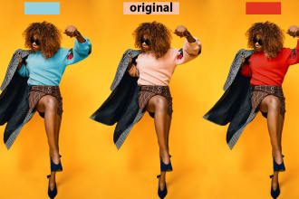 photoshop editing, change color and change background