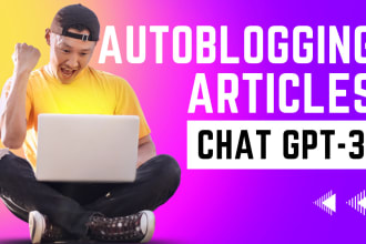build chat gpt blogging website