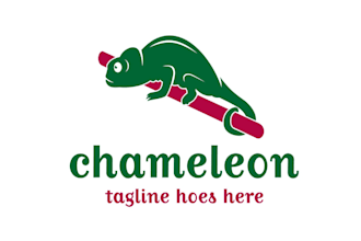 develop and revamp an awesome chameleon logo within 24 hours