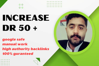increase dr domain rating ahrefs dr 50 plus