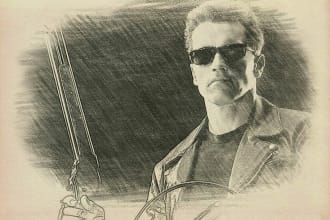create pencil sketch and illustrations
