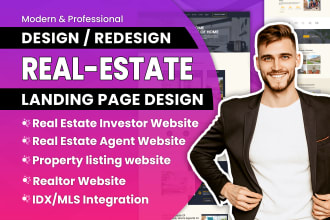 do property listing realtor idx investor real estate agent website, landing page