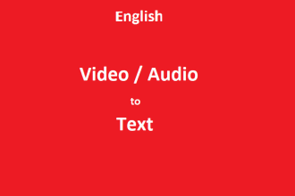make text from audio or video