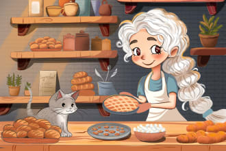 create children story book illustrations