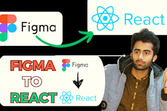 convert figma to react responsive fast pages