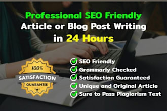 be seo content writer expert and blog writer