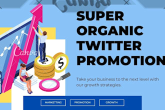 do twitter promotion and marketting for fast organic growth