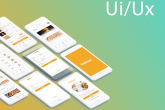 design mobile app ui ux or website ui ux