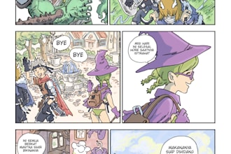 make a comic strip with manga style