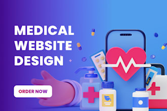 craft your medical and healthcare website design in figma