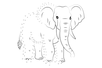 draw dot to dot creative pages for kids, adults