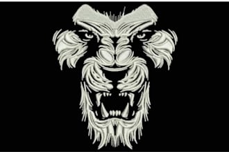 do clean embroidery digitizing and convert your design to dst, jef, pes, exp