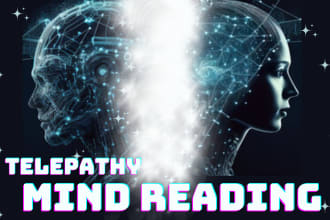 do telepathy mind reading of anyone in 3 hours