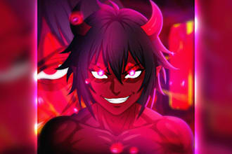 professional anime avatar and game character design