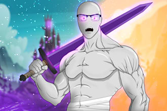 draw your roblox or minecraft avatar in a cute art style