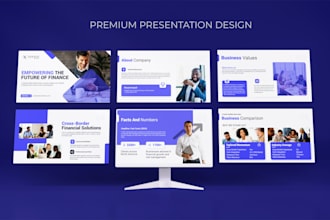 design a professional powerpoint presentation and slide deck