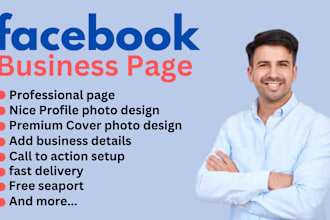 do facebook business page create and setup