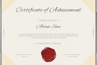 create certificate, diploma design