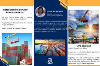 get your amazon sea or air shipment on track