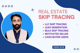 do real estate skip tracing llc skip tracing for you