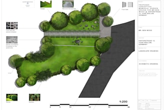 do conceptual plans and sketches for structures and landscapes