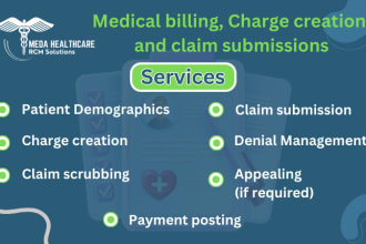 create claim and claims submission, medical billing
