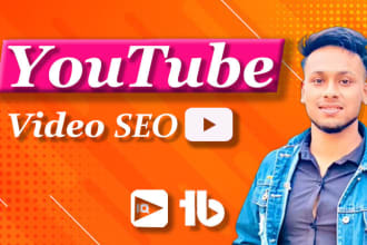 do your youtube videos SEO and organic promotion for rank